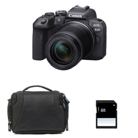 Câmara Mirrorless Canon EOS R10 24.2MP RF-S 18-150mm IS STM Ecrã tátil WiFi