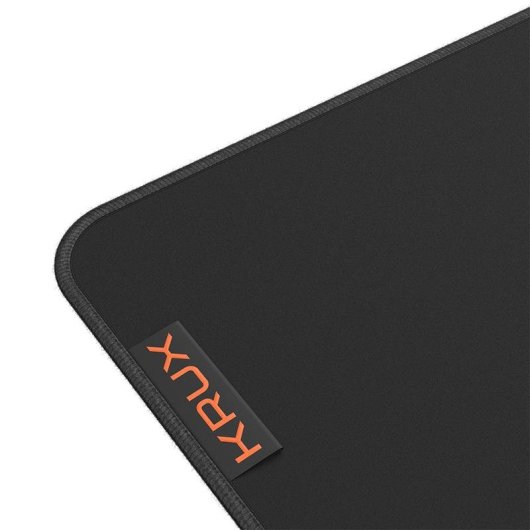 Alfombrilla para ratón Krux Space L Negro Microfibra Base Antiderrapante