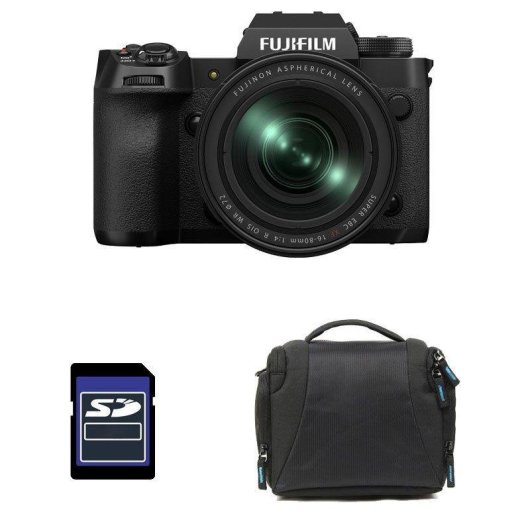 Câmara Mirrorless Fujifilm X-H2 40.2MP 16-80mm WiFi Bluetooth