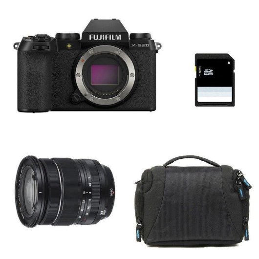 Câmara Mirrorless Fujifilm X-S20 26.1MP 16-80mm WiFi Bluetooth