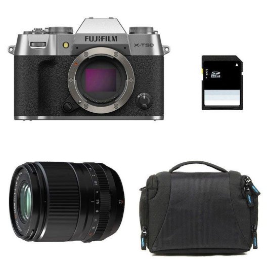 Cámara Mirrorless Fujifilm X-T50 40.2MP 6.2K 23mm F1.4 WiFi Bluetooth
