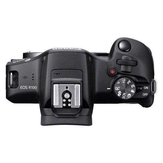 Fotocamera mirrorless Canon EOS R100 24.1MP WiFi Bluetooth con accessori