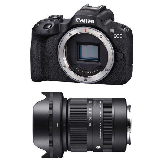 Fotocamera Mirrorless Canon EOS R50 24.2MP 18-50mm F2.8 WiFi Bluetooth