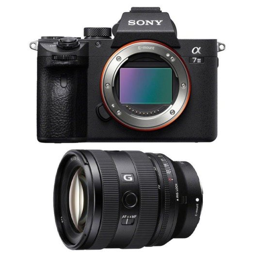 Appareil photo Mirrorless Sony Alpha 7 III 24MP 20-70mm F4 Full-Frame USB-C