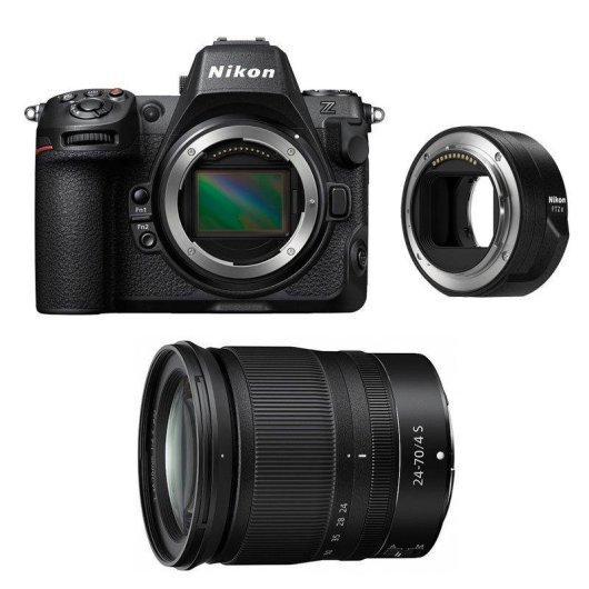 Fotocamera Mirrorless Nikon Z8 45.7MP 24-70mm F/4 S Full-Frame USB-C