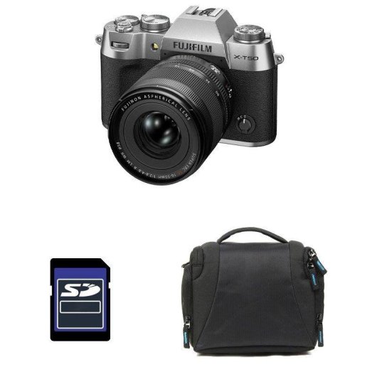 Appareil photo sans miroir Fujifilm X-T50 40,2MP Wi-Fi 16-50mm Stabilisation