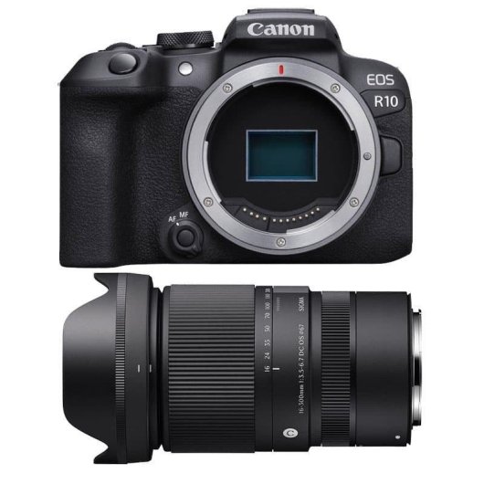 Fotocamera Mirrorless Canon EOS R10 24.2MP RF-S 16-300mm IS STM WiFi
