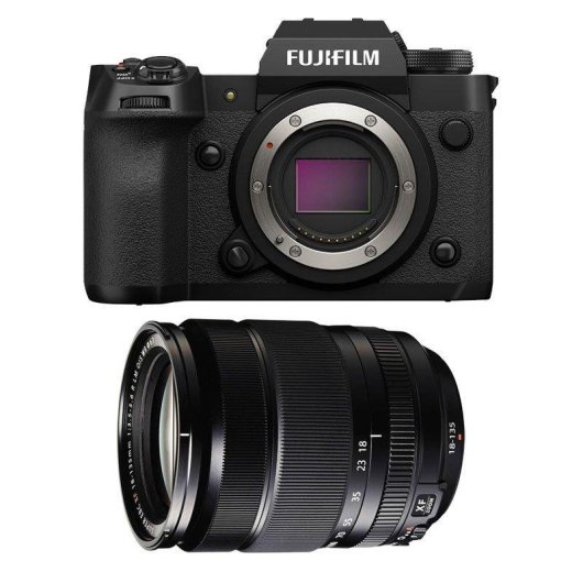 Appareil photo mirrorless Fujifilm X-H2 40.2MP 18-135mm WiFi Bluetooth