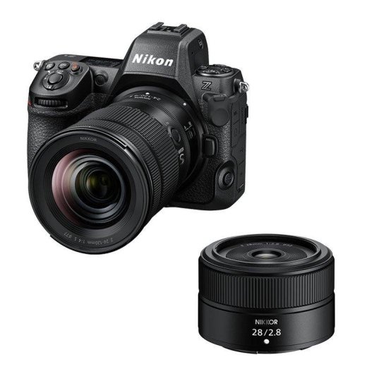Appareil photo Mirrorless Nikon Z8 45.7MP 24-120mm f/4 + 28mm f/2.8 Full-Frame