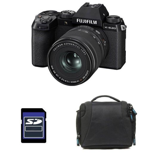 Appareil photo mirrorless Fujifilm X-S20 26.1MP 16-50mm WiFi Bluetooth