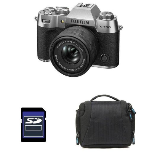 Appareil photo mirrorless Fujifilm X-T50 40.2MP 15-45mm WiFi