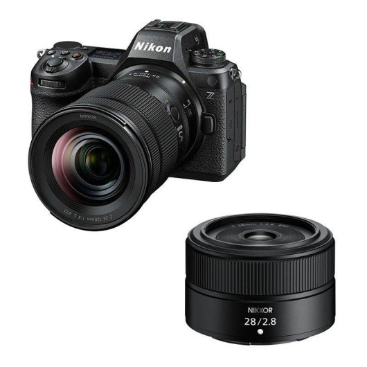 Appareil photo mirrorless Nikon Z6 III 24,5MP Full-Frame 24-120mm + 28mm