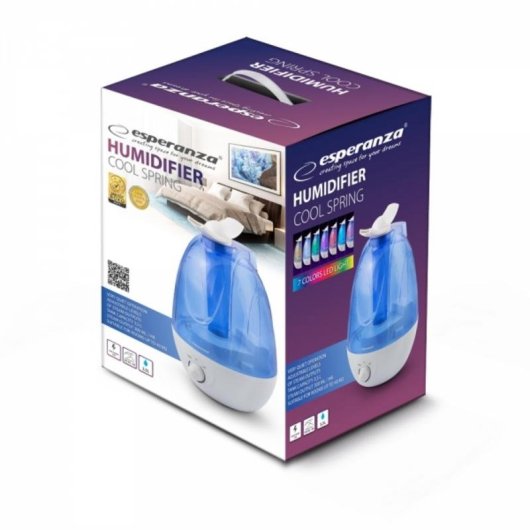 Humidificador Esperanza EHA003 Azul/Blanco 25W Evaporación Vapor