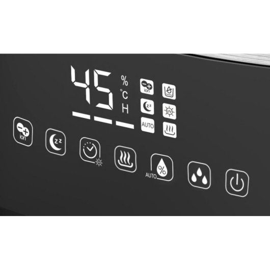 Humidificador Blaupunkt AHS801 Negro/Plata 105W Evaporación Steam