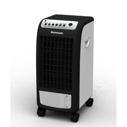 Ventoinha de Chão Ravanson KR-2011 65W 3 Velocidades Compacta Preto/Branco