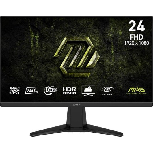 Monitor MSI MAG 255F X24 24,5" FullHD 200Hz Rapid IPS HDR10 Sin Marcos