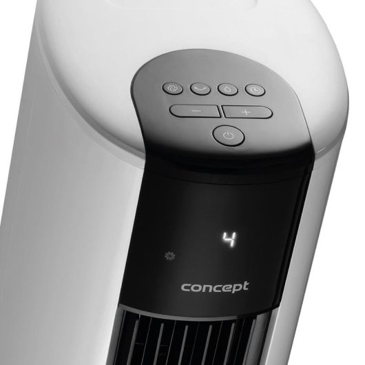 Ventilador sin Aspas de Piso Concept OV5210 4 Velocidades Humidificador Temporizador Mando a Distancia