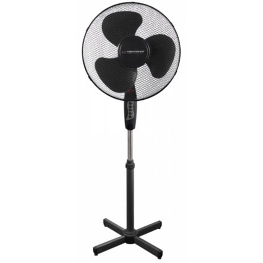Ventilador de Pie Esperanza EHF001KK 50W 40cm 3 Velocidades Oscilación Ajustable Base Antideslizante