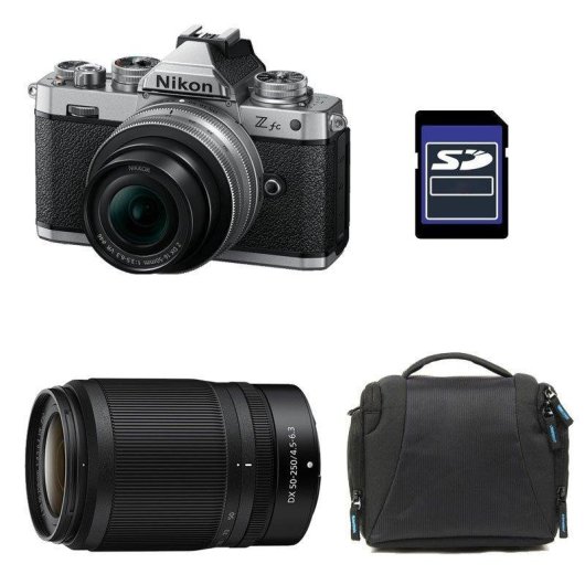 Appareil photo Mirrorless Nikon Z Fc 20.9MP 16-50mm 50-250mm WiFi