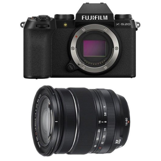 Cámara Mirrorless Fujifilm X-S20 26.1MP 6240x4160 16-80mm WiFi Bluetooth
