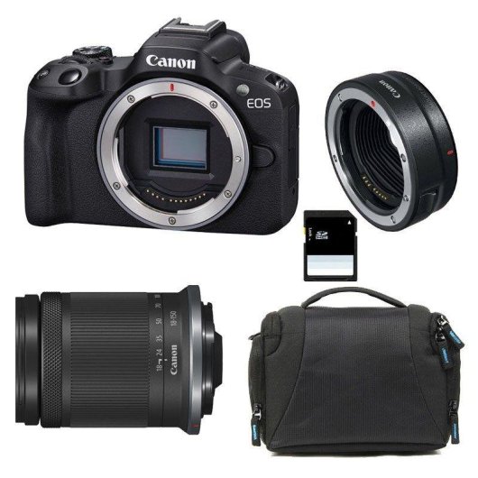 Caméra Mirrorless Canon EOS R50 24.2MP RF-S 18-150mm IS STM WiFi Bluetooth
