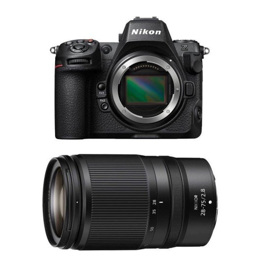 Cámara Mirrorless Nikon Z8 45.7MP 28-75mm F/2.8 Sensor Full-Frame USB-C WiFi