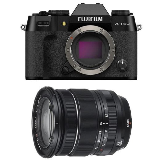 Cámara Mirrorless Fujifilm X-T50 40.2MP 16-80mm f/4 WiFi Bluetooth