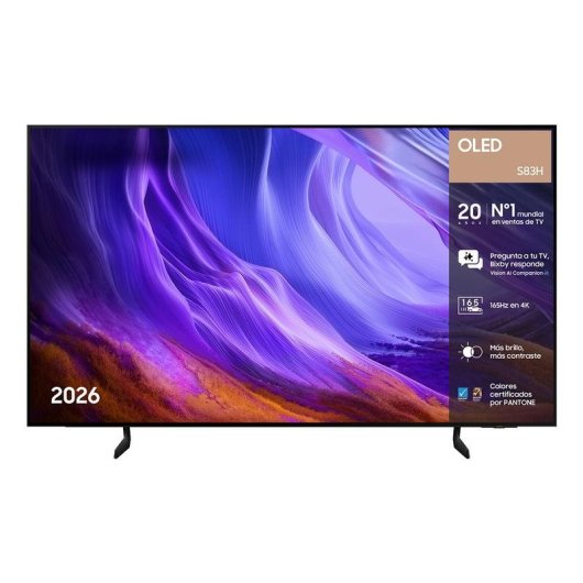 TV Samsung OLED S83H 83" 4K UltraHD 120Hz Smart TV Tizen HDR10+ Dolby Atmos Vision AI