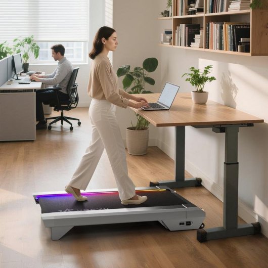 Caminadora Urevo CyberPad for Office Smart 2 Plata 136 kg 6,44 km/h