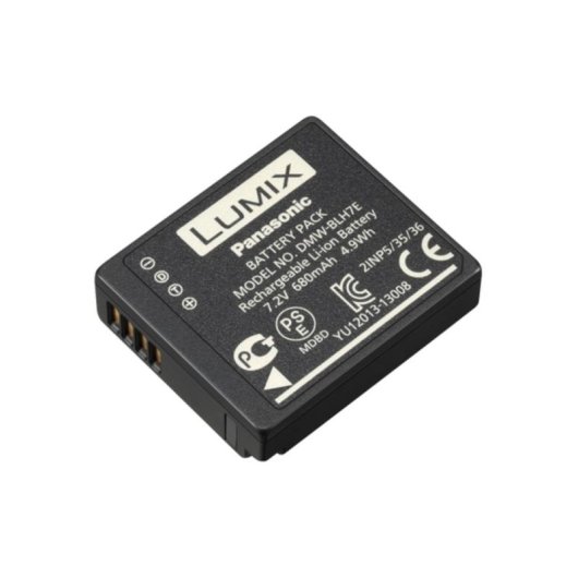 Batterie Panasonic DMW-BLH7E 680 mAh 7,2 V Lithium-Ion pour appareil photo