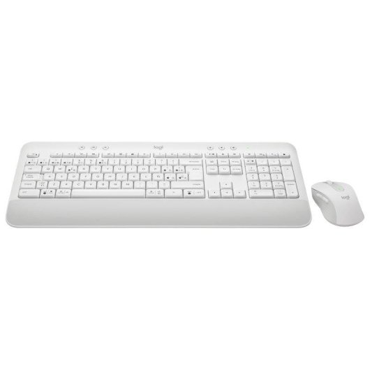 Clavier Logitech Signature MK650 Combo Bluetooth QWERTY Espagnol Blanc