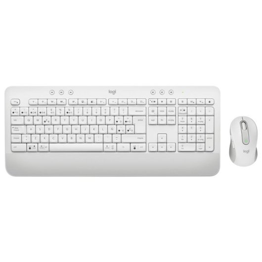 Clavier Logitech Signature MK650 Combo Bluetooth QWERTY Espagnol Blanc