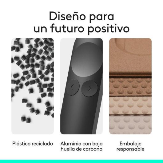 Mando a Distancia Logitech Spotlight 2 Grafito Bluetooth USB-C