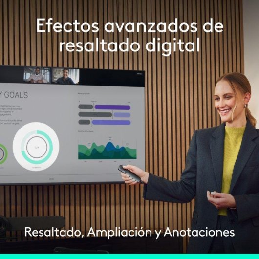 Mando a Distancia Logitech Spotlight 2 Grafito Bluetooth USB-C