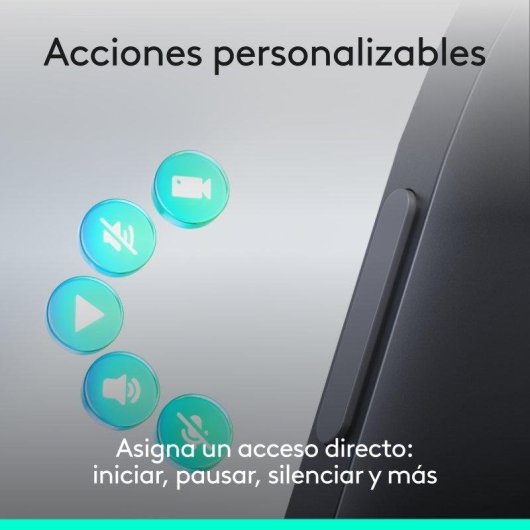 Mando a Distancia Logitech Spotlight 2 Grafito Bluetooth USB-C