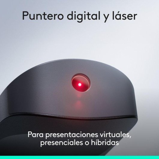 Mando a Distancia Logitech Spotlight 2 Grafito Bluetooth USB-C