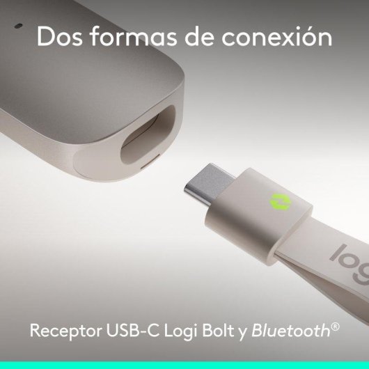 Logitech Spotlight 2 Comando Apresentações Bluetooth USB-C Dourado