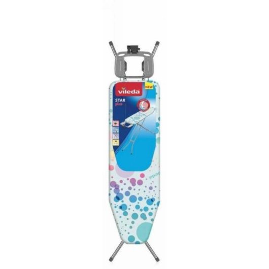 Mesa de engomar Vileda 163316 tamanho completo algodão multicolorido 1200 x 380 mm