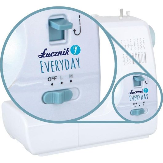 Máquina de coser ?ucznik EVERYDAY Semiautomática Azul/Blanco