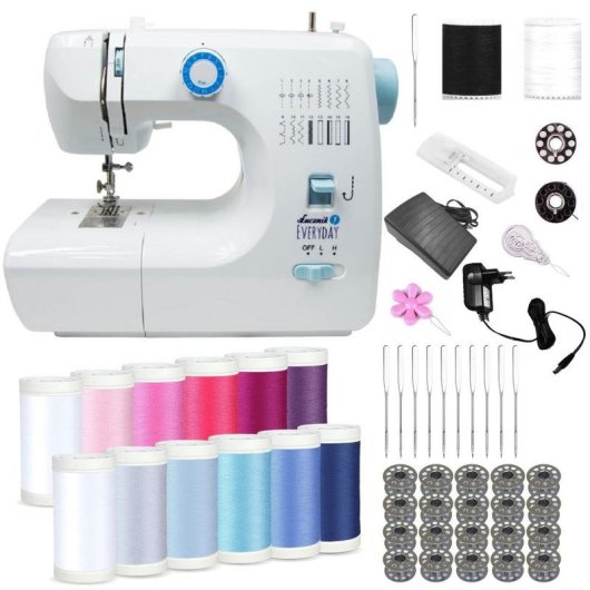 Máquina de coser ?ucznik EVERYDAY Semiautomática Azul/Blanco