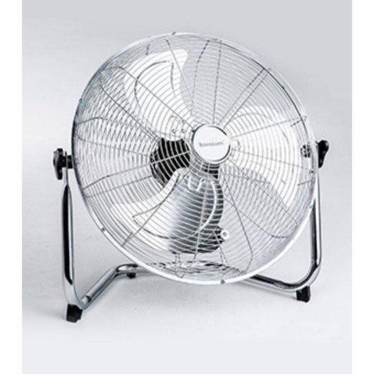 Ventilador de Suelo Ravanson WT-7045INOX 110W 45cm 3 Velocidades Inclinación Ajustable Acero Inoxidable
