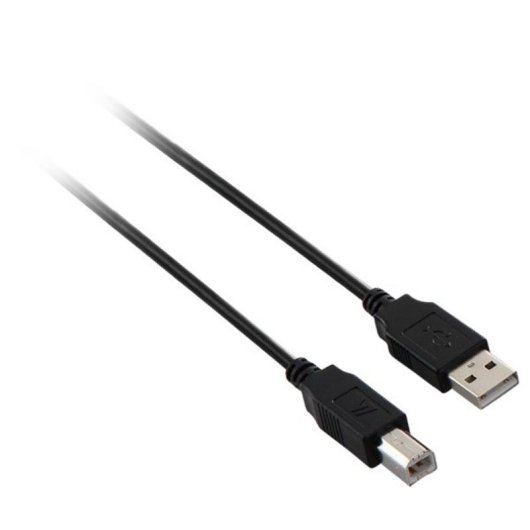 Cable USB V7 V7N2USB2AB-05M 5 m USB 2.0 A a B Negro