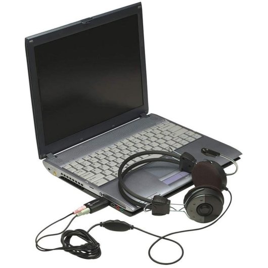 Adattatore audio USB-A a 3,5 mm Manhattan 5.1 canali nero