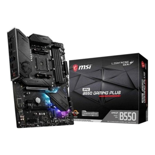 Scheda Madre MSI MPG B550 Gaming Plus AMD B550 AM4 DDR4 ATX Senza WiFi RGB