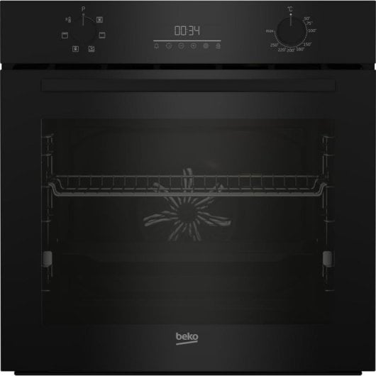 Horno Multifunción Beko 7768288337 72L 60cm Hidrolítico A con Grill Negro