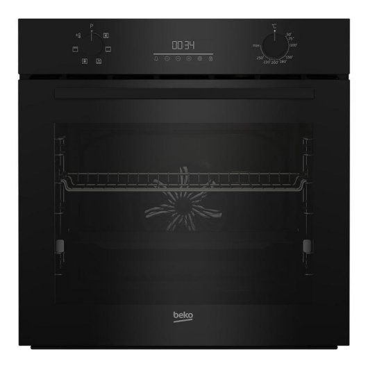 Horno Multifunción Beko 7768288337 72L 60cm Hidrolítico A con Grill Negro