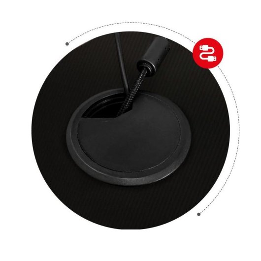 Escritorio Gaming Huzaro Hero 2.5 Rectangular 1200x600mm Fibra Carbono