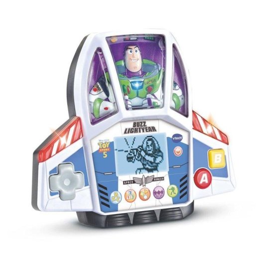 Console Educativo VTech Toy Story Buzz Lightyear con Schermo LCD e 6 Attività