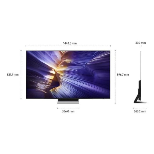 TV Samsung OLED QE65S90FAT 65" 4K UltraHD 144Hz Smart TV Tizen HDR10+ Dolby Atmos