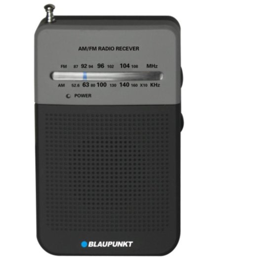Tragbarer Radio Blaupunkt PR3BK AM/FM Schwarz